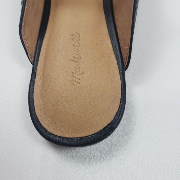 Madewell The Greta Ballet Flat Mule Women's Size 9M True Black Multi Stud Detail - Picture 10 of 16